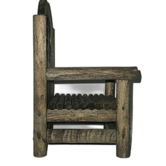 Boyd's Bear Wood Land Pine Tree Chair Log Style - Picture 5 of 7